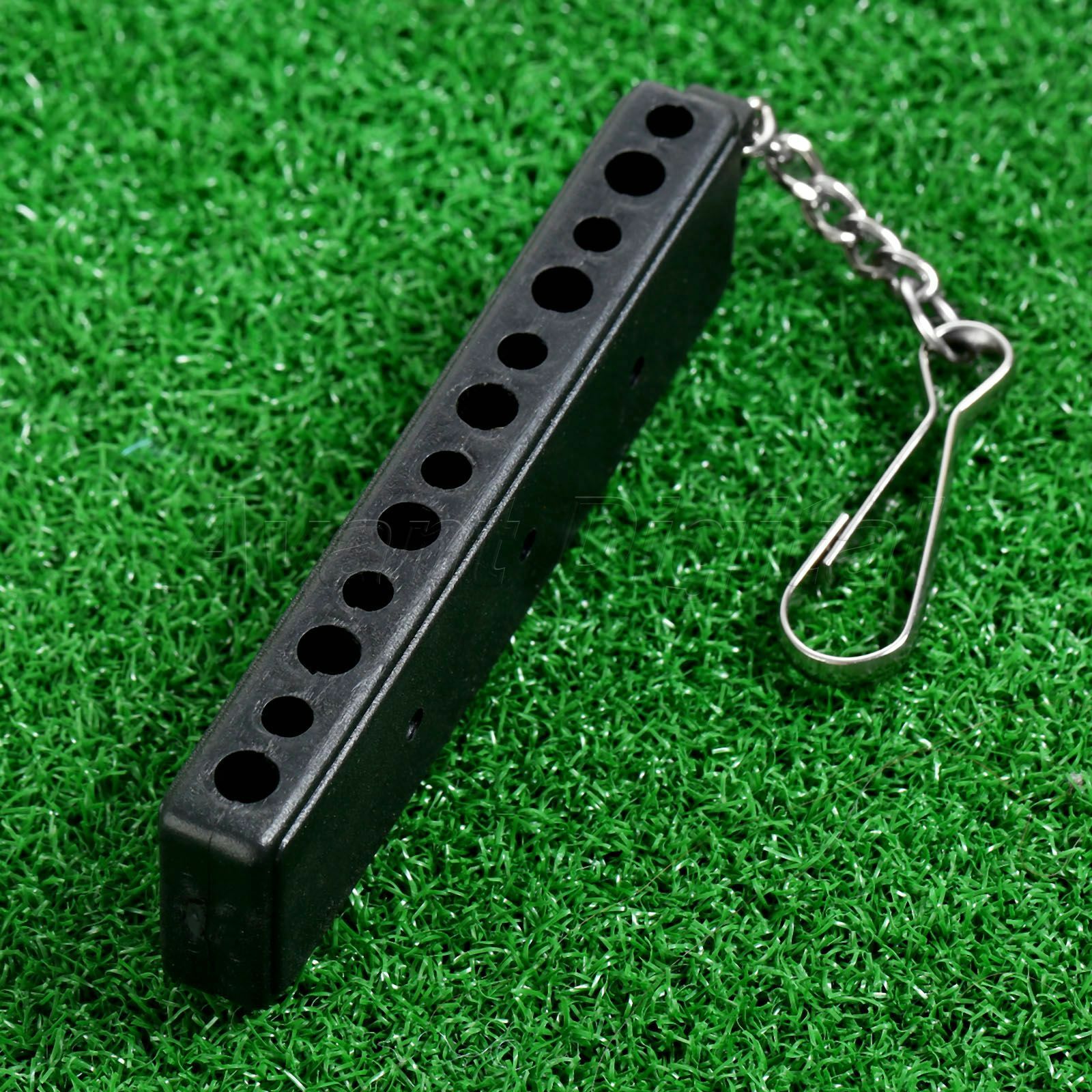 Black Golf Tees Holder Container For Golf Tees Orgnize Carry With a Key Chain