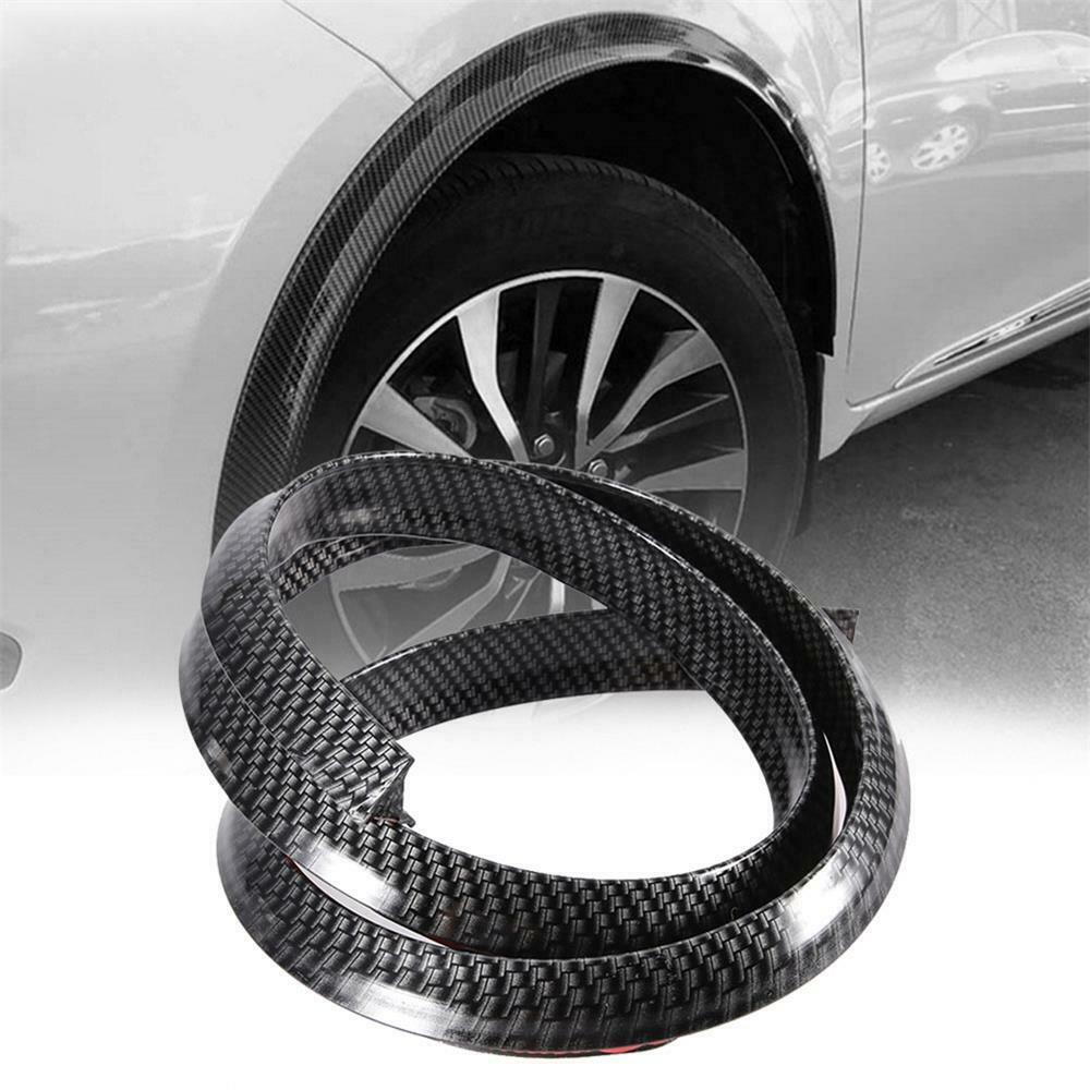 Carbon Fiber Fender Flares Car Wheel Arch Eyebrows Protect Anti-scratch Pad NEW