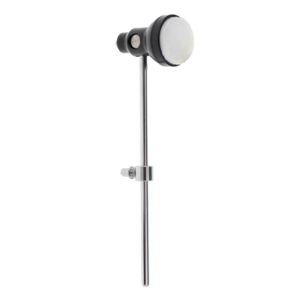 Bass Drum Pedal Beater Head Mallet Hammer Head Stainless steel shaft Accs