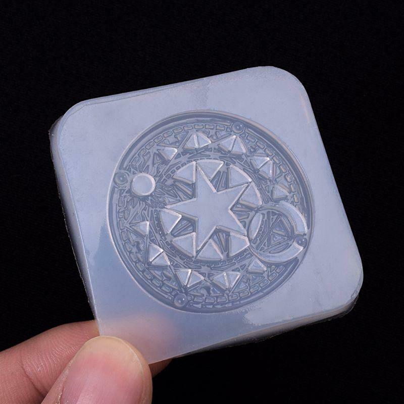 Magic Circle Silicone Mold Fondant Baking Tool Jewelry Chocolate Cake Decor Mold
