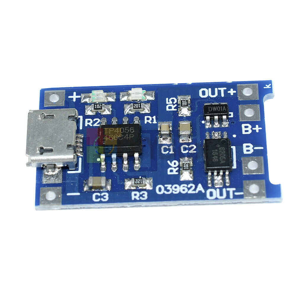 5pcs Micro USB  5V 1A 18650 Lithium Battery Charging Board Charger Module