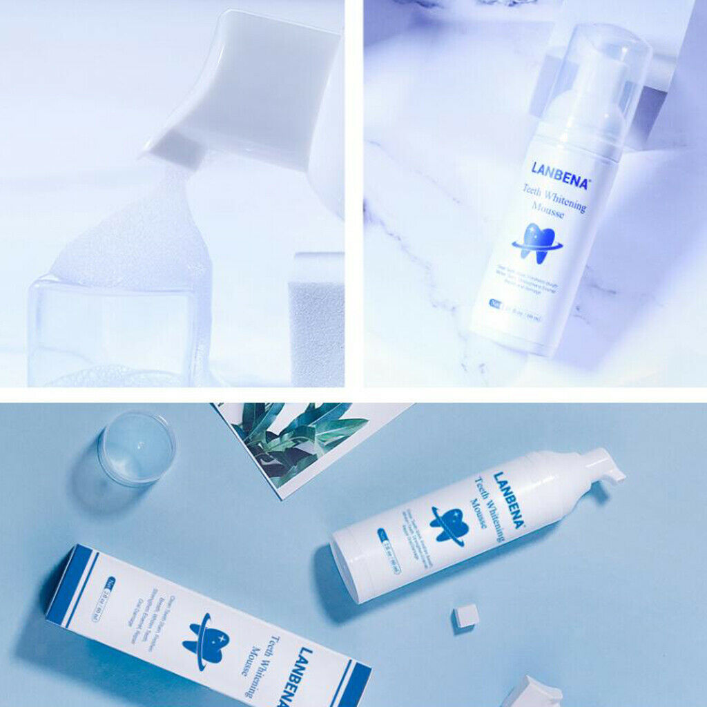 60ml Daily Teeth Whitening Foam Teeth Cleaning Teeth Care for Home Use