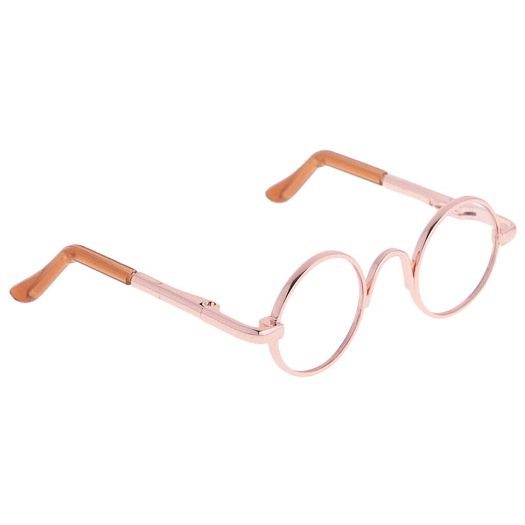 1/3 1:3 BJD Round Glasses Eyewear for SD DOD Clear BJD DIY Accessories Parts