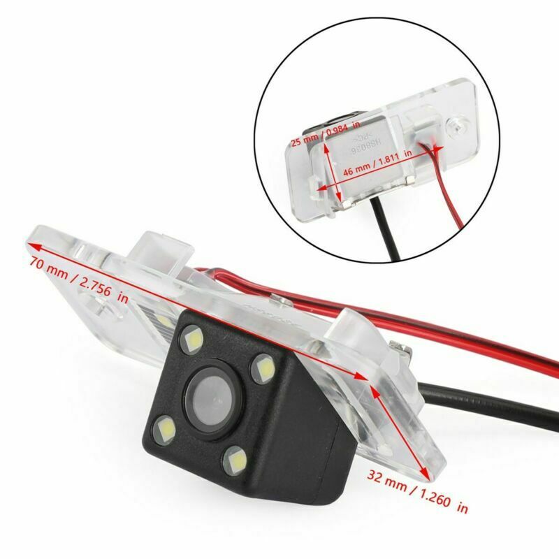 Car Reverse Backup Camera-4LED for A8 A6 A4 A3 Q7 S5 S6 S8 RS4 RS6 A4L/Q5/A5/TT