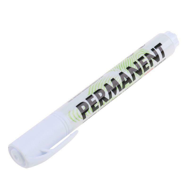 White Marker Pen Paint Oil Car Tire Marker Pen Waterproof Paint Graffiti Pen