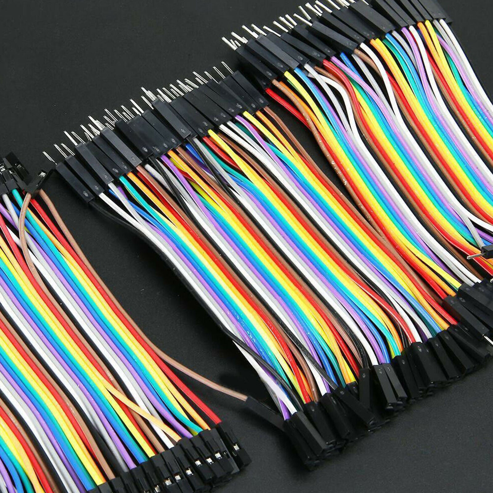 120 Pcs Male To Female Dupont Wire Jumper Cable For Arduino Breadboard Set
