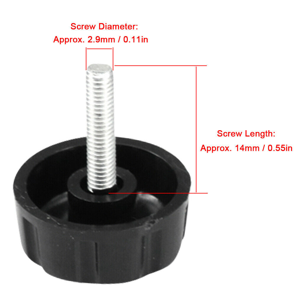 10 Pieces Spare Screws Nuts for Fishing  Reel Knob Power Handle Grip