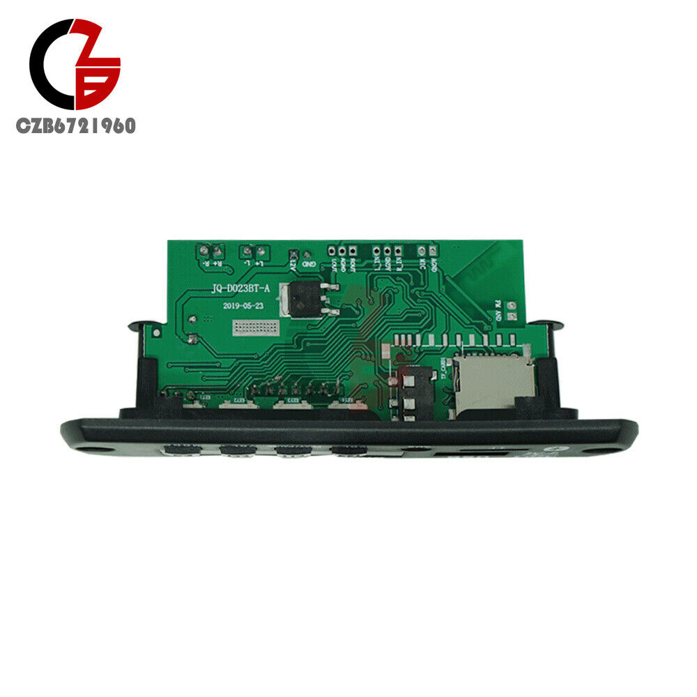 Car Wireless 12V WMA 2*15W Amplifier MP3 Decoder Board Audio Module USB TF Radio