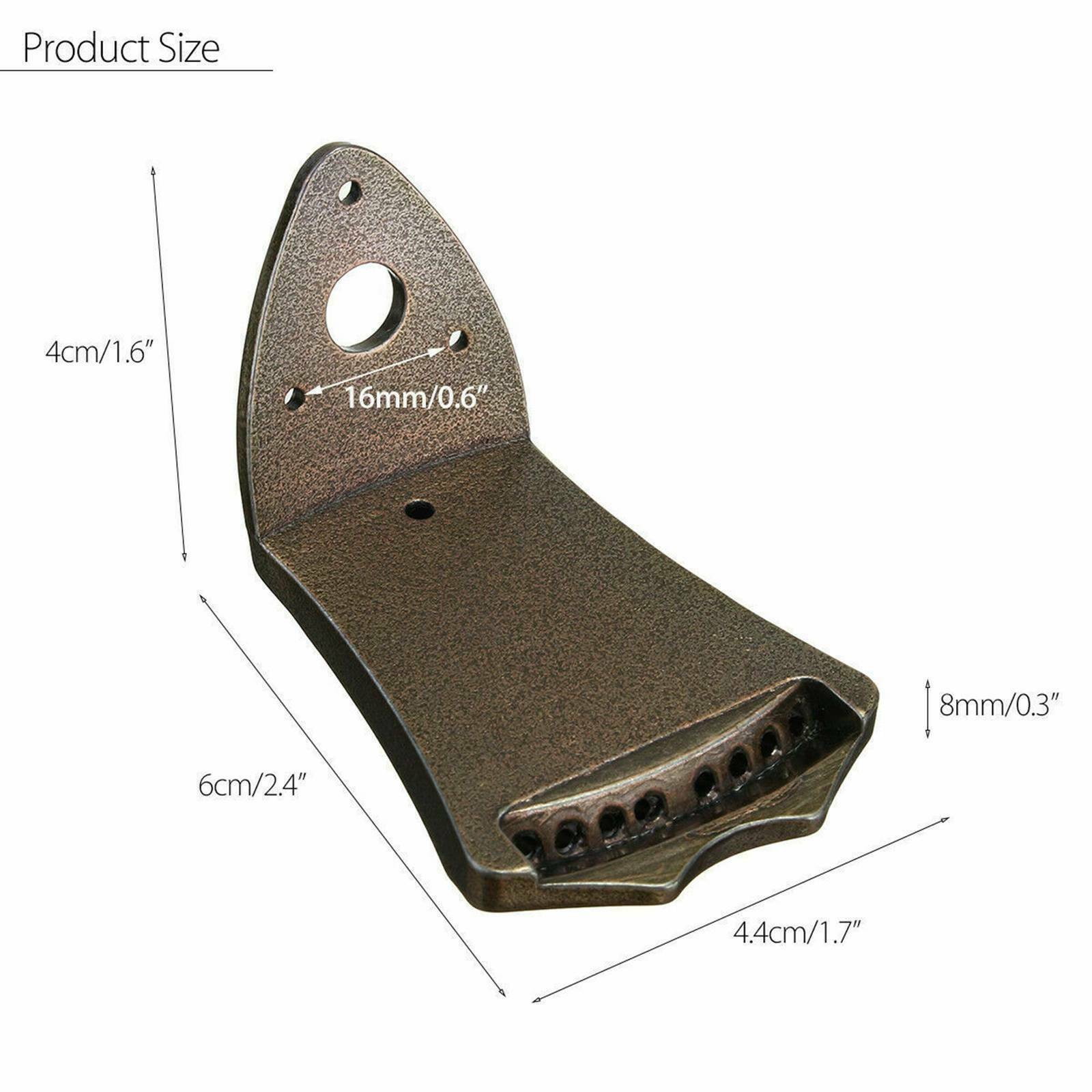 Bronze 8 String Mandolin Tailpiece Rectangle Guitar Instrument Accessories