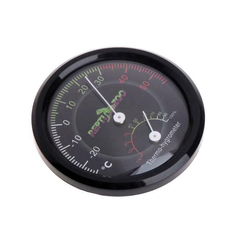 Reptile Tortoise Vivarium Terrarium Thermometer Thermo-hygrometer Humidity Gauge