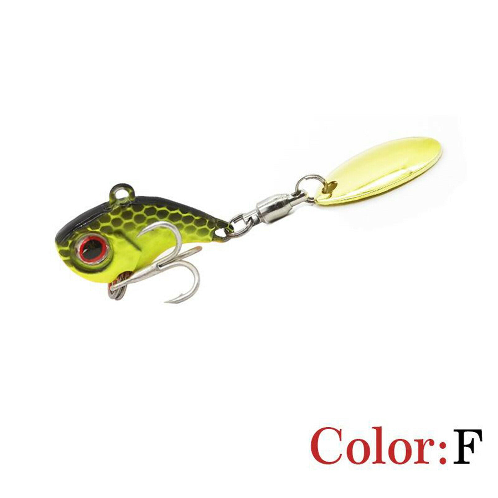 Rotating VIB Vibration Lifelike Spinners Bait for Fishings Accessories Lures F
