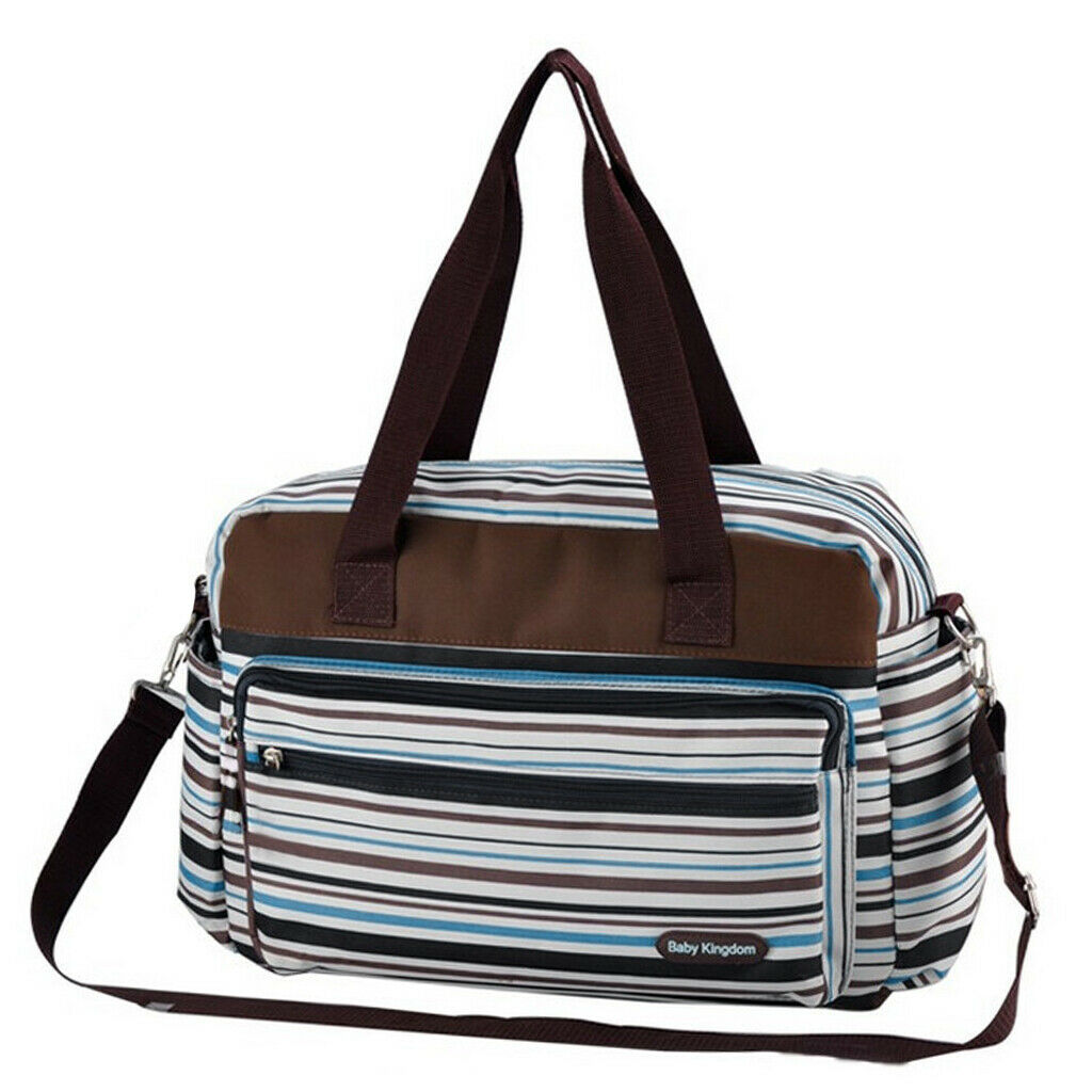 Waterproof Wearable Mummy Diaper Bag with Changing Pad Blue
