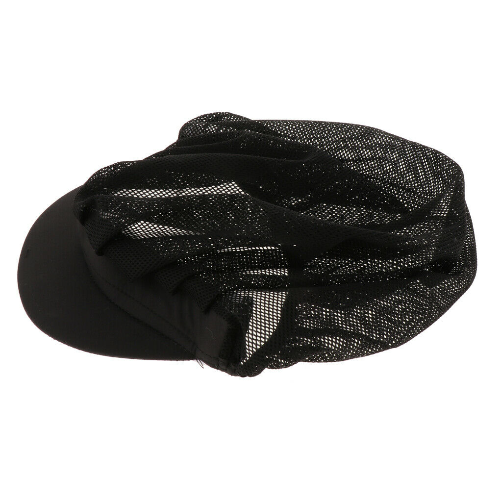 10xCook Adjustable Men Women Kitchen Baker Chef Elastic   Hat Black C
