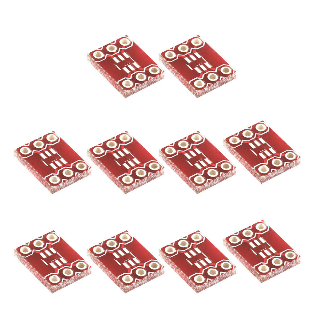 10 Pieces 0.95mm SOT23 TO DIP Adapter PCB Socket Experiment Board 6 pin