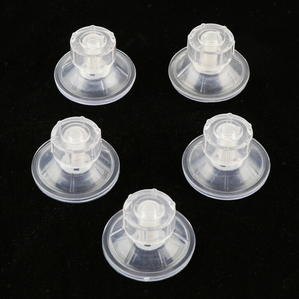 5pcs Acrylic Fish Tank Divider Suction Cup Double Suction Cup Aquarium Clip
