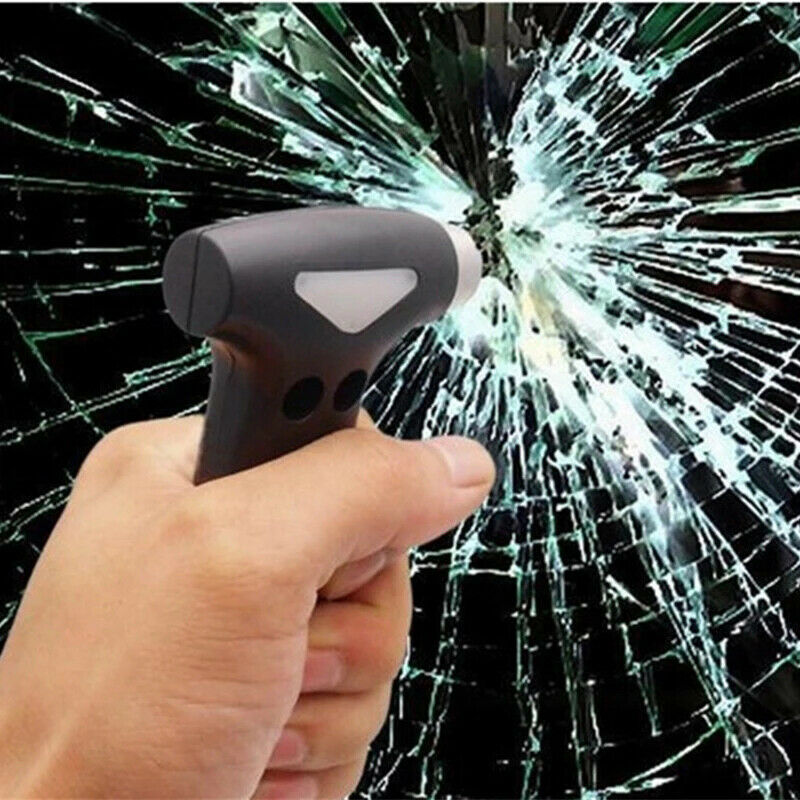 2 in 1 Multi Mini Safety Hammer Glass Breaker Seatbelt Cutter Escape WHZZDJ TL