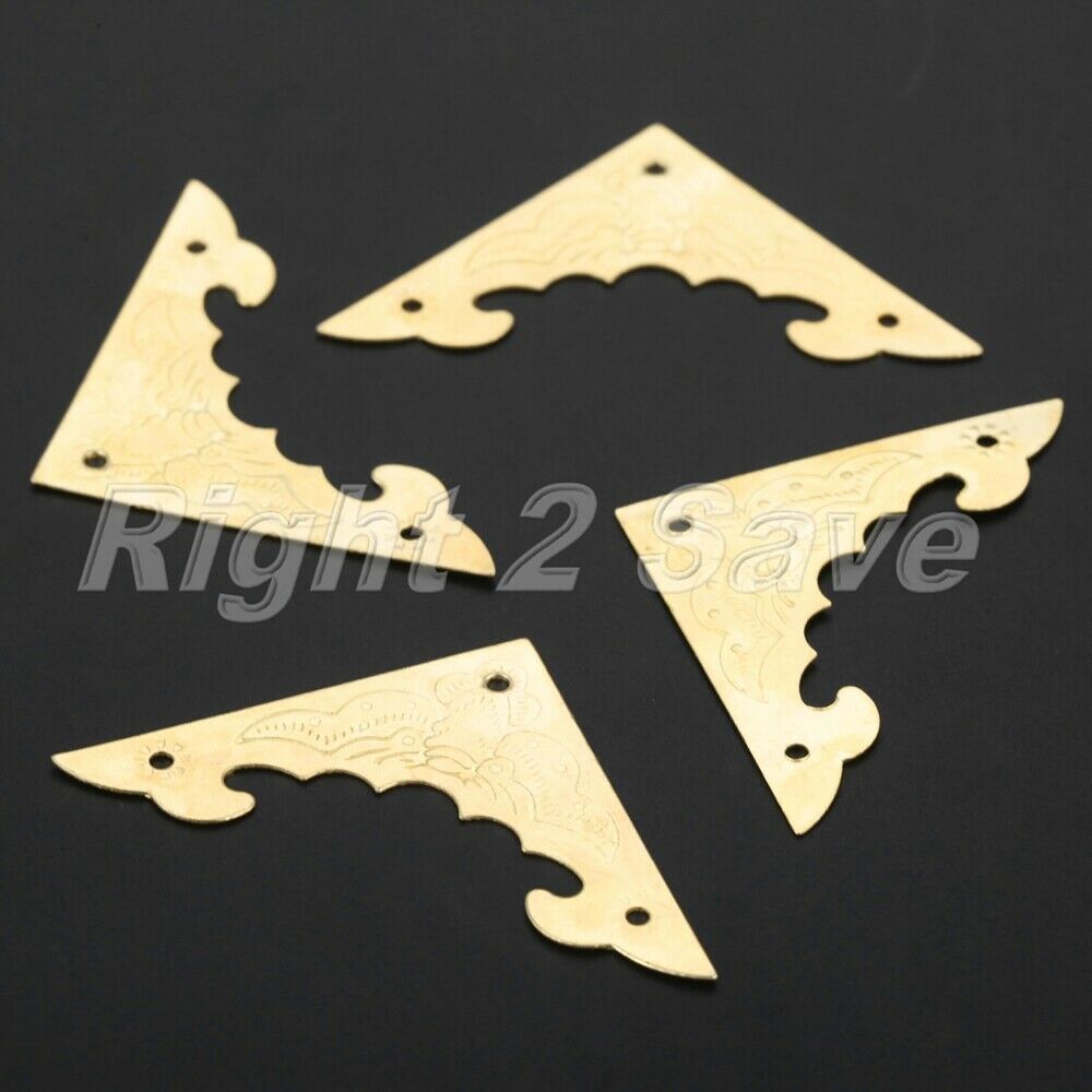 12x 40mm Jewelry Box Gift Wine Case Scrapbook Album Corner Protectors Decorative
