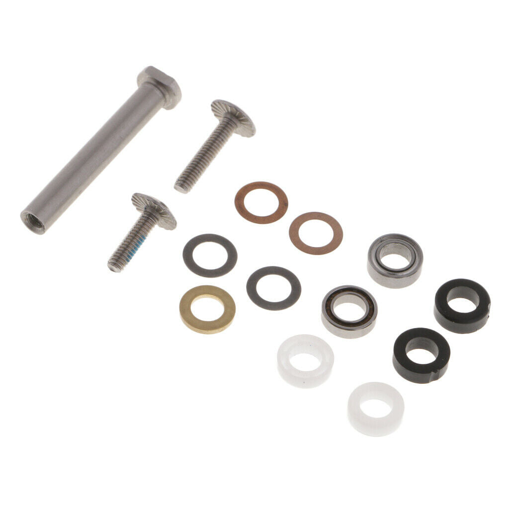 4X 1 Set Fishing Reel Parts Accessories Washers Shaft Screw Replacement Repair