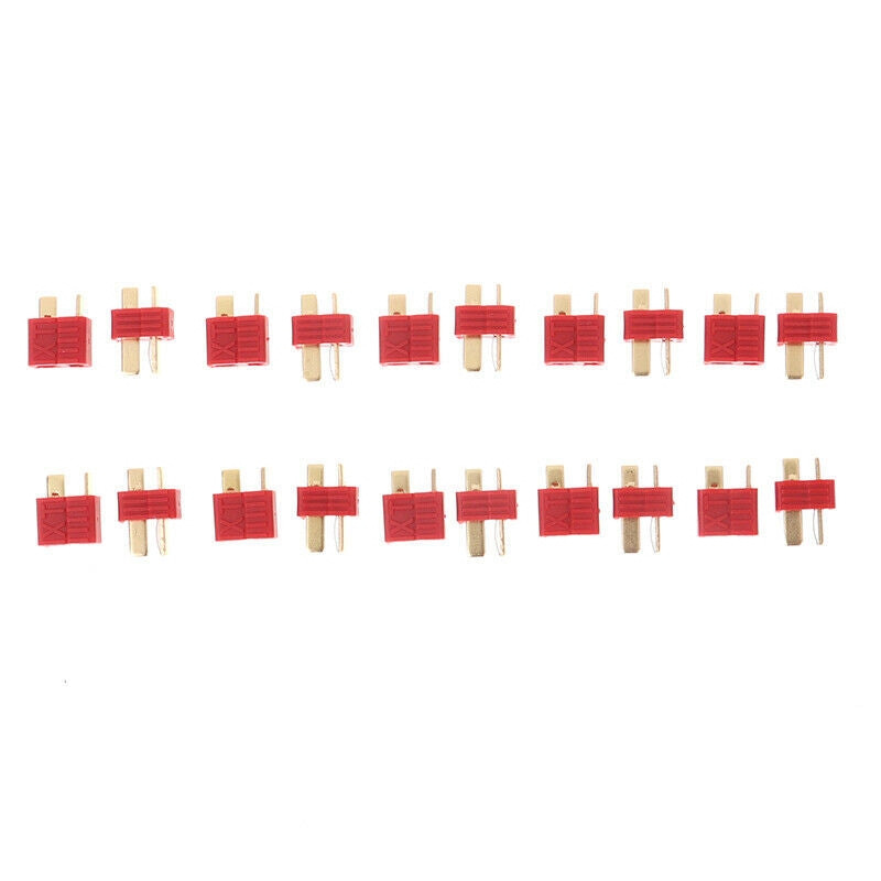 20x/10Pairs T Plug Male & Female Connectors Deans Style For RC LiPo Batte.l8