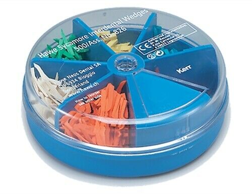 Dental Kerr Wedge Hawe Sycamore Interdental Wedges Dispenser assorted 500pcs
