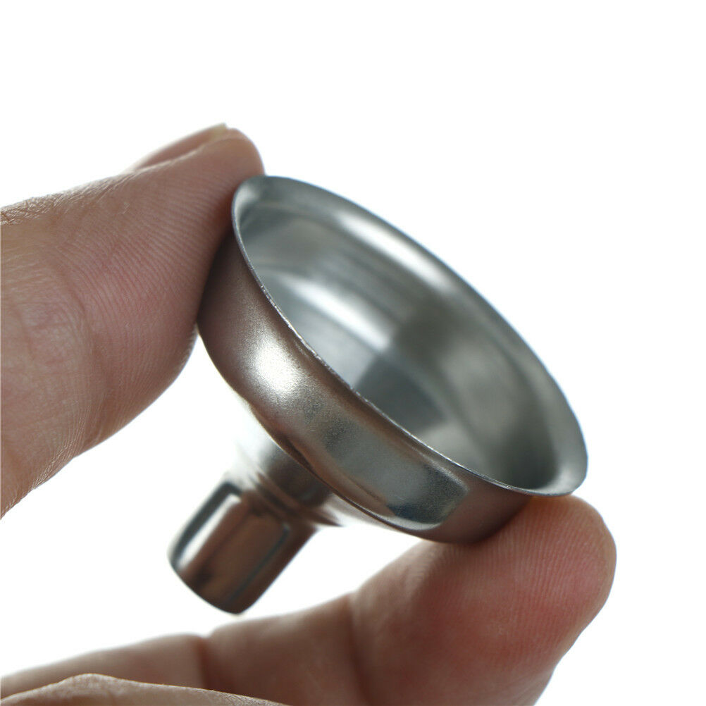 8mm Stainless Steel Funnel Filler For Most Hip Flasks Wine Whisky PotWideM.l8