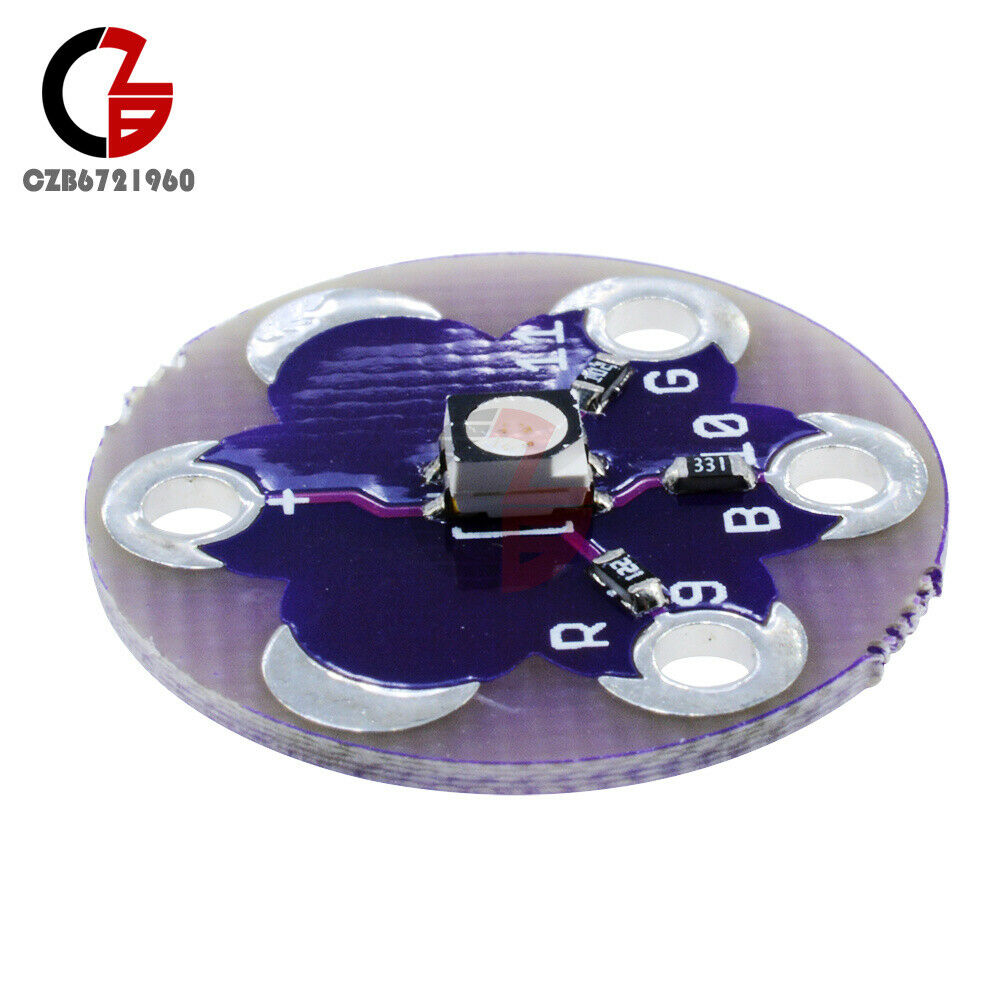 5PCS New LilyPad Tri-Color LED RGB For arduino