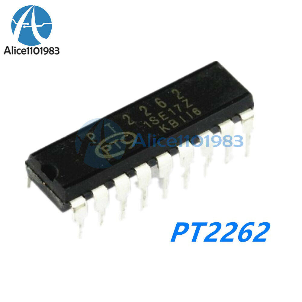 10PCS PT2262 2262 DIP-18 Remote Control Encoder PTC IC PT2262
