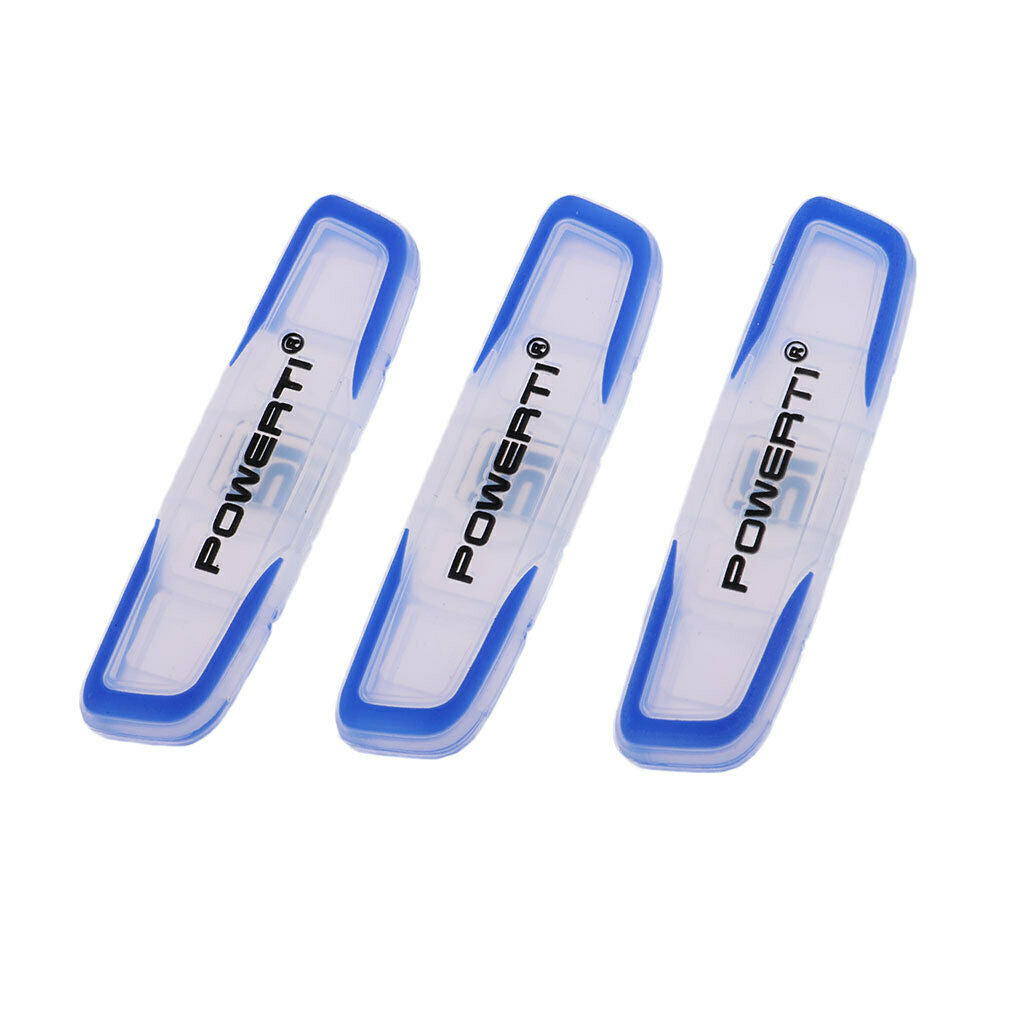 3Pcs/Lot Durable Silicone Tennis Racket Vibration Dampeners Shock Absorbers Blue