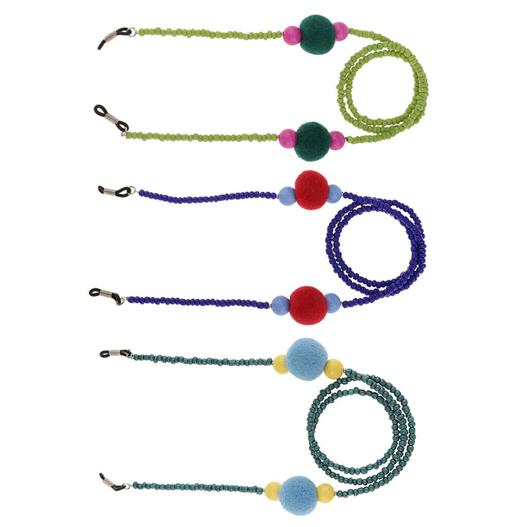 3pieces Eyeglass Sunglasses Spectacle Glasses Chain Neck Cord Holder Lanyard