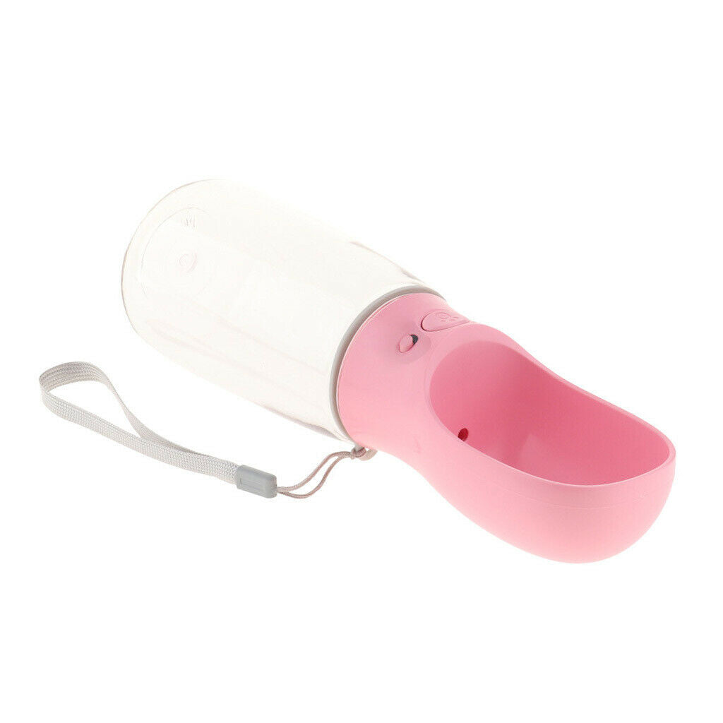 550ml Dog Travel Outdoor Water Drinking Bottle for Outdoor Hiking pink