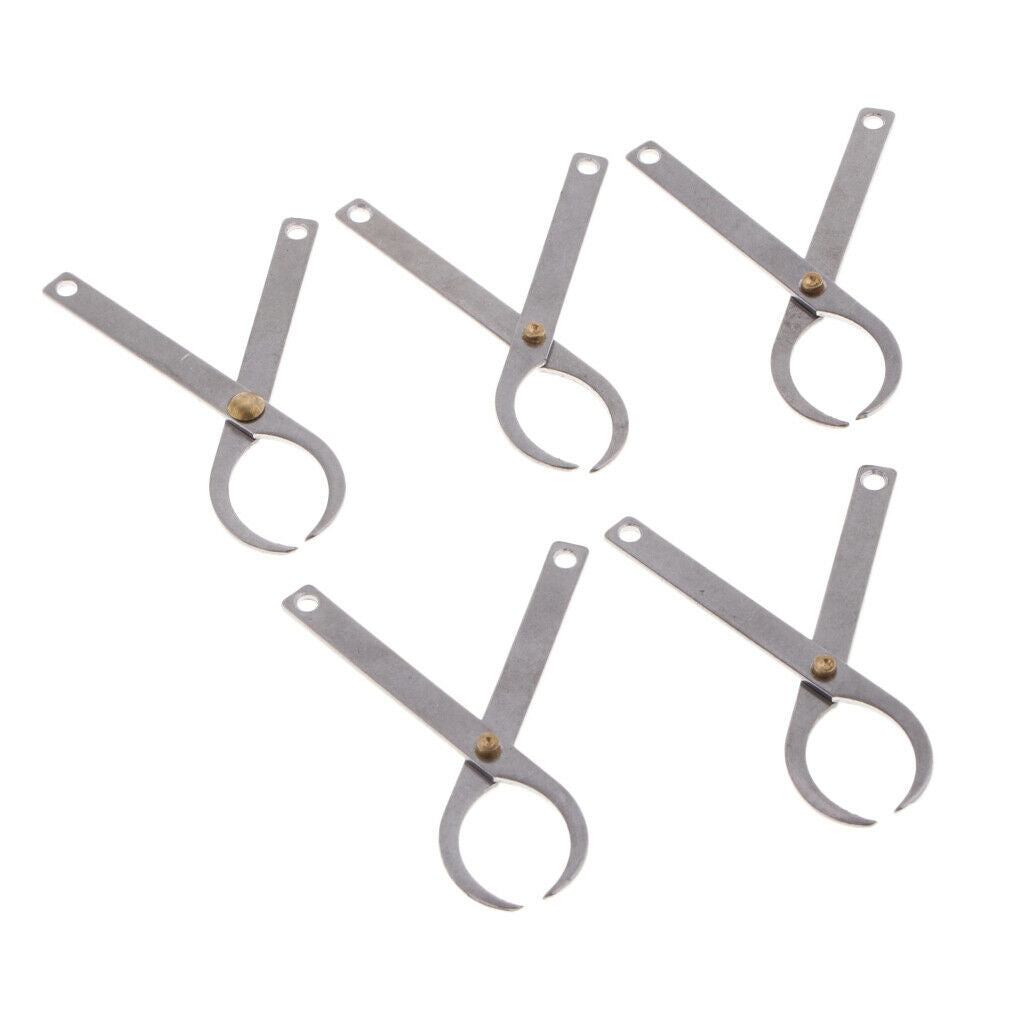 5pcs Stainless Steel Clip Carp Fishing Bait Feeder Baiting Clamp Pliers