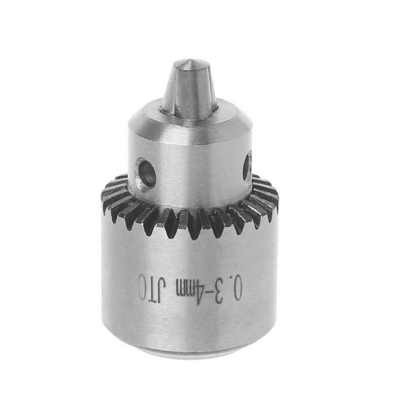4x Micro Motor Drill Chuck Clamp 0.3-4mm With Key 3.17mm Shaft Connecting Rod