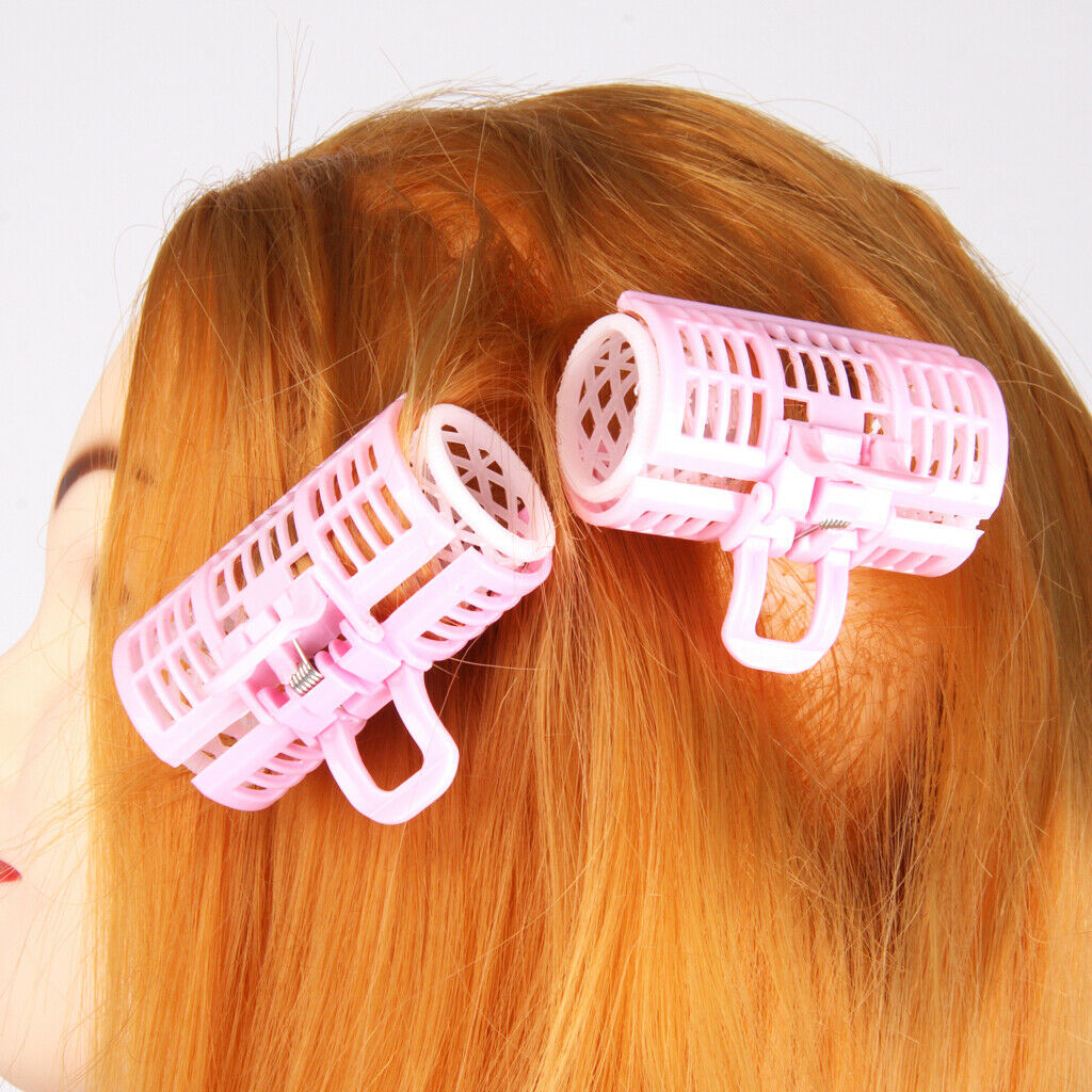 6x Women Lady's Magic Hairdress Hair Styling Roller Curler Spiral Curls Tool