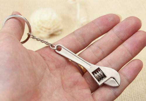 2021 Stainless steel Adjustable Creative Wrench Spanner DIY Key Chain Keyring US