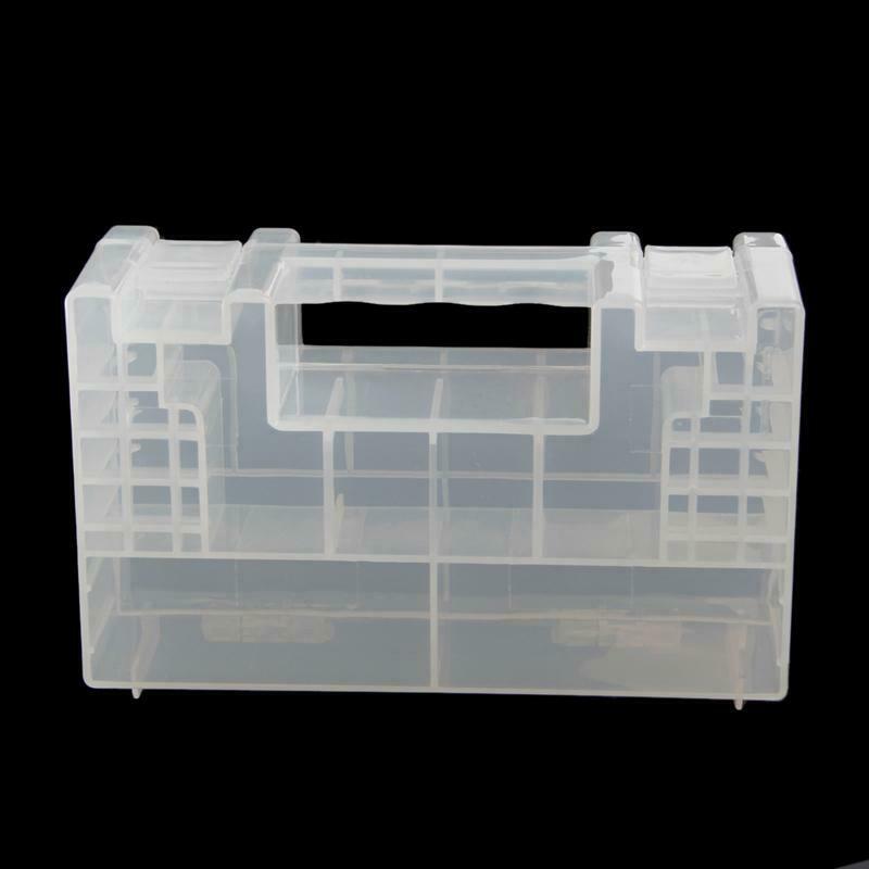 Plastic Case/Organizer/Holder/Container Battery Storage Box for AAA 9V Battery