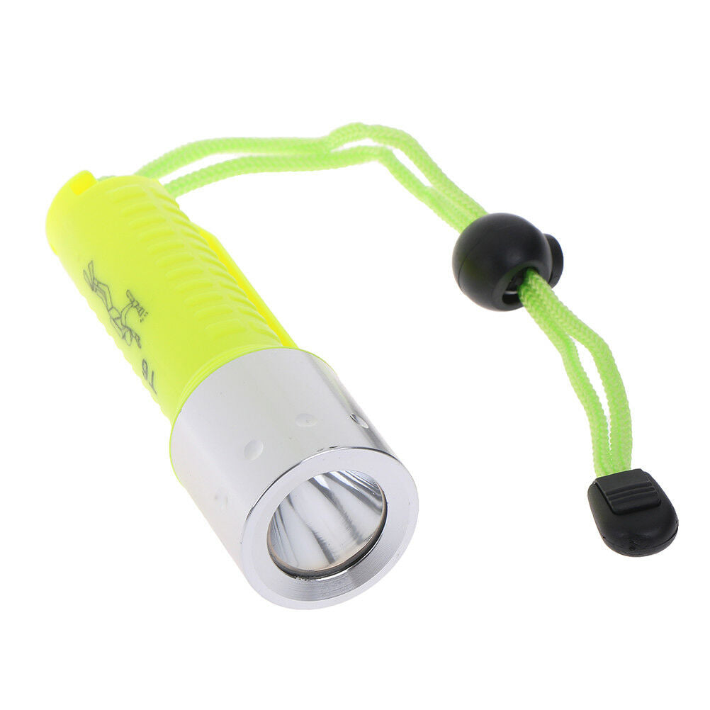 50000LM Underwater 50M T6 LED Diving Flashlight Torch Lamp Waterproof Light DD