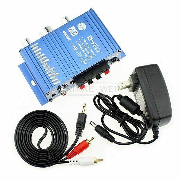 Mini Hi-Fi Stereo Amplifier for Cars Motorcycle Home 12V