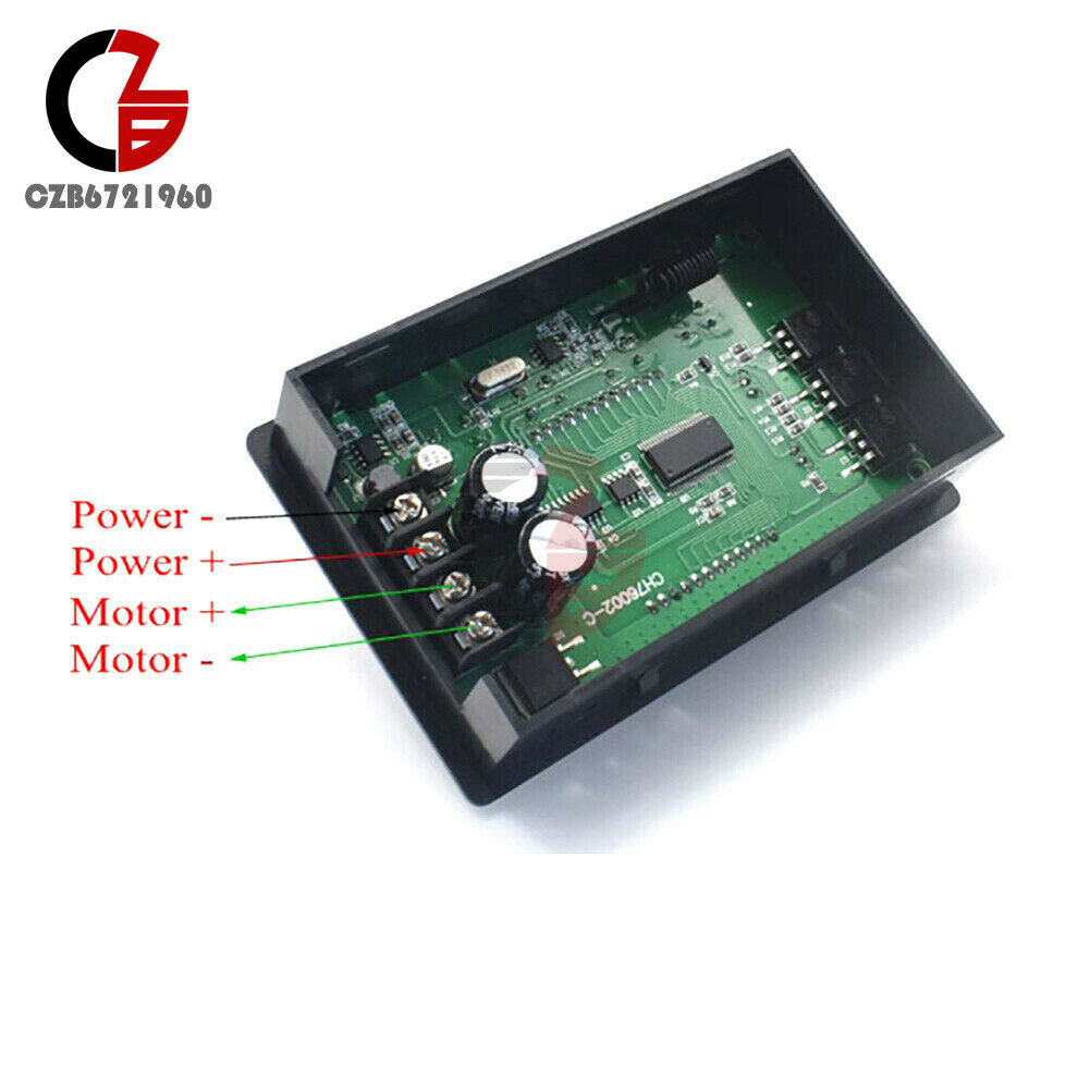 0~100% LED Smart Adjustable Tachometer PWM DC Motor Speed Controller 30A/60A