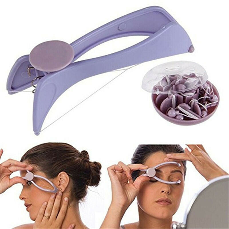 Women Hair Removal Epilator Facial Remover Spring Threading Face Defeathe.l8