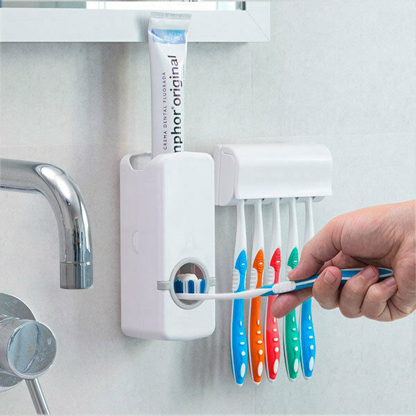 Distributor Toothpaste + Door Brush To Tooth And Headboard New
