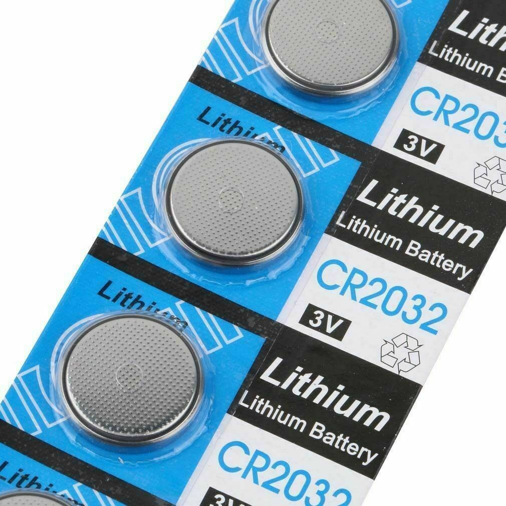 5PCS Lots CR2032 3V Button Cell Coin Battery for Watch Toys Remote New Power NEW