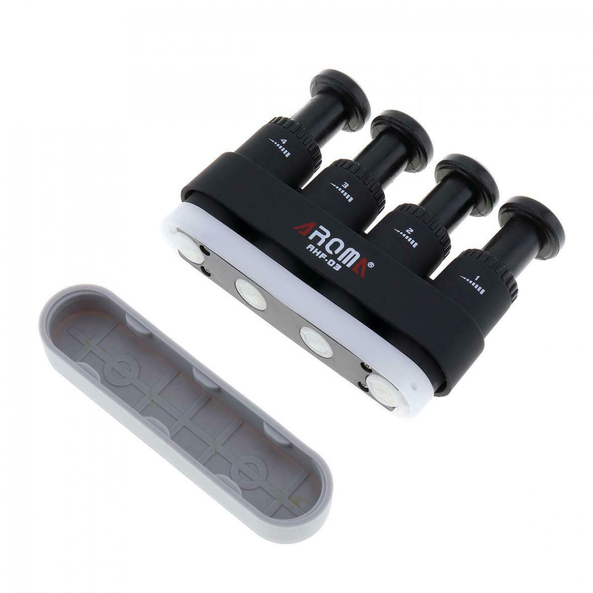 Guitar Bass Piano Players Hand Finger Exerciser Medium Tension Black Color Hand