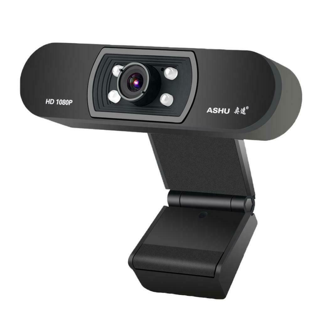 1080P Computer Web Camera Built-in Microphone for Gaming/Remote Study/Work