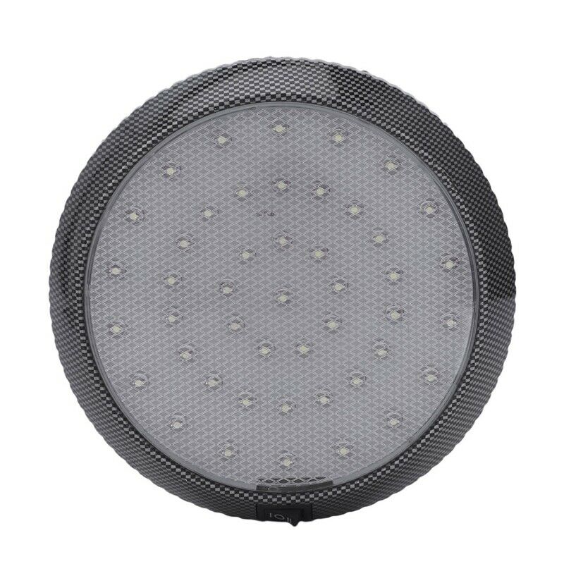 DC 12V Car Vehicle White 46 LED Dome Roof Ceiling Interior Light Lamp P5Q9Q9