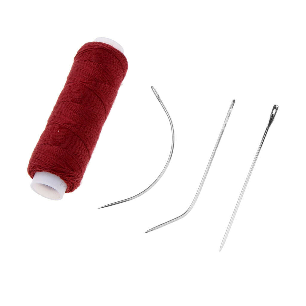 7pcs Cotton Hair Track Weft Weaving Sew Decor Thread for Hair Extension