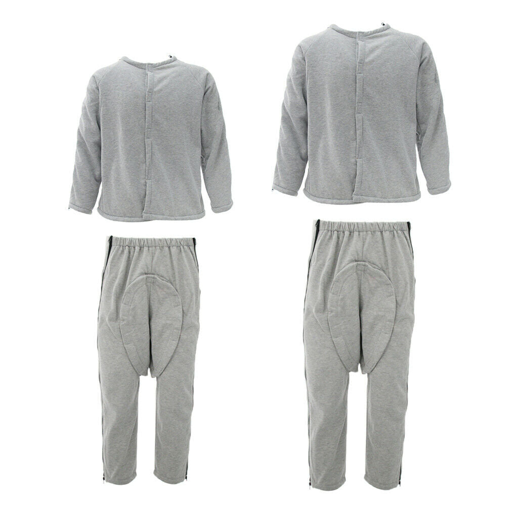 Cotton  Nursing Tops / Pants Fracture Patients Pajamas Tops-L