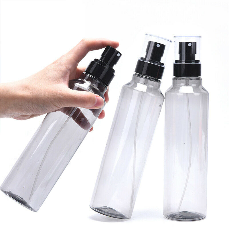350ml Transparent Empty Spray Bottle Plastic Liquid Dispenser Shampoo Bot.l8