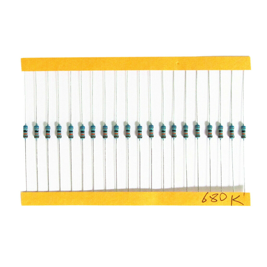 2000x Precision Metal Film Resistors 100 Set Values Electronic Product 1/4