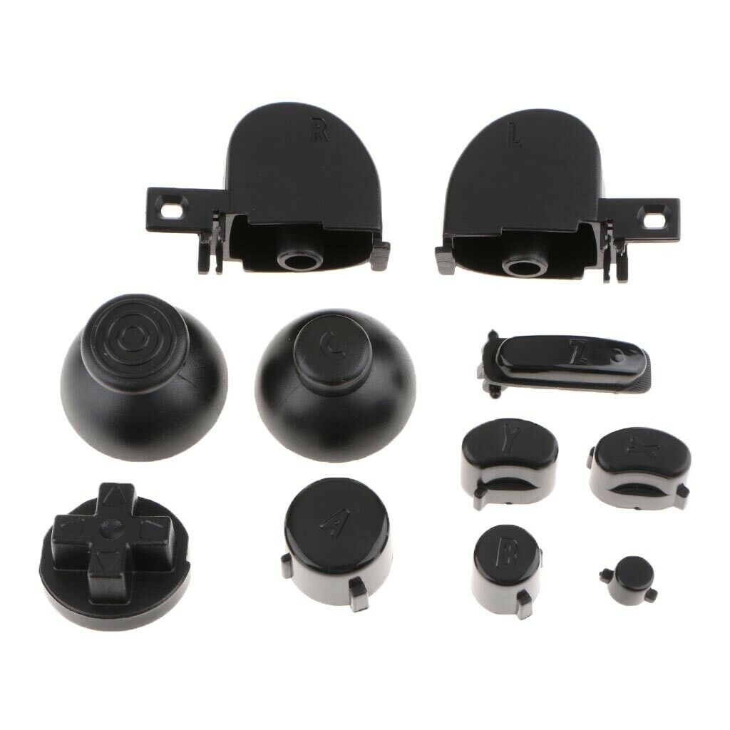 2 Sets Replacement Handle Button Keys Caps Set for   NGC Controller