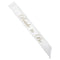 Tiara and White Edge Center  Bridal Wedding Veil with Comb and Satin Sash
